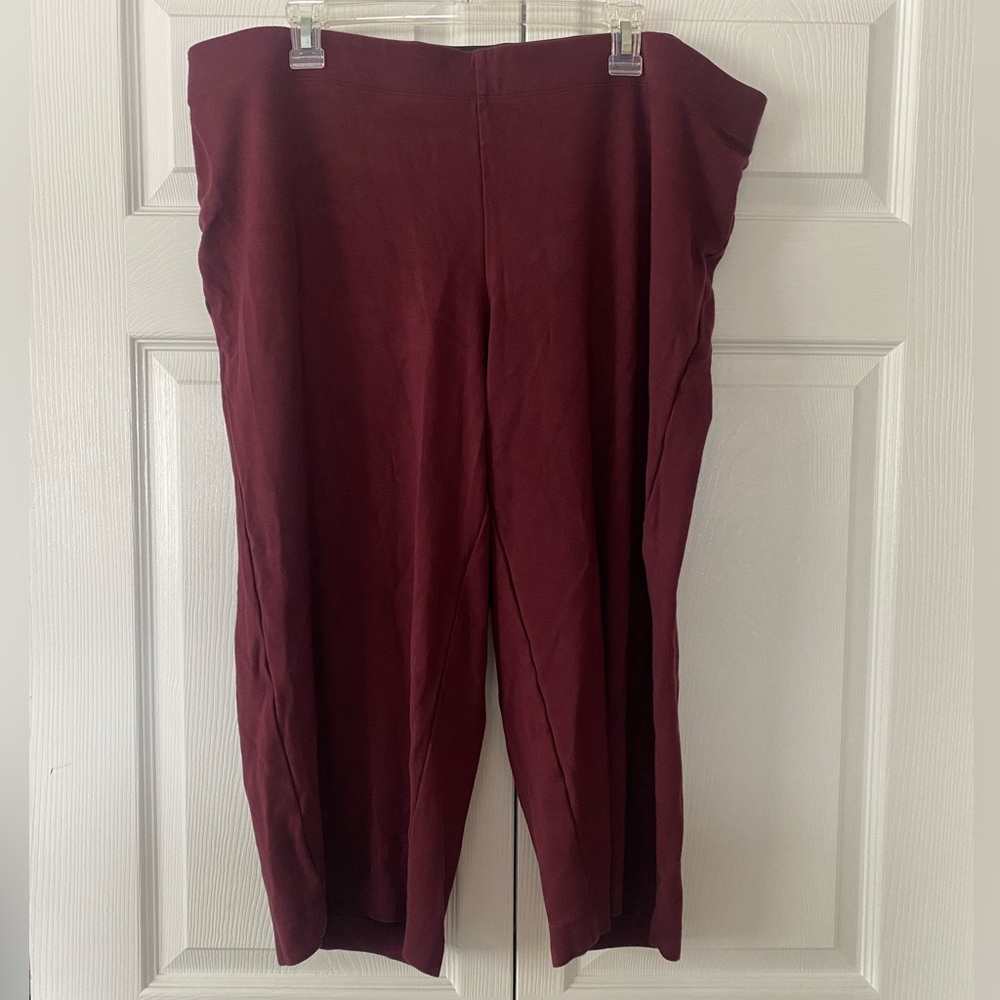 Wide leg cropped pants (heavy)